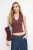 TRENDYOLMİLLA Dames Paars Effen Mouwloos Getailleerd Blouses