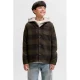 JACK & JONES JUNIOR geruit overshirt – donkergroen