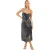 Brave Soul Midi-jurk met hartvormige halslijn voor dames (Zwart, Wit)