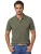 Brax poloshirt groen normale fit 3 knopen