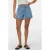 VERO MODA denim straight regular waist short lichtblauw