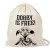 LOGOSHIRT Gymtas ‘Harry Potter – Dobby Is Free’  offwhite