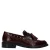 Manfield leren loafers met studs – bordeaux