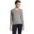 SOLS Dames/Dames Imperial Melange T-shirt met lange mouwen (Grijs)