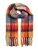 PIECES Sjaal ‘PCMIDA’  crème / navy / oranje / knalrood
