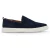 Steve Madden Lansten Flat Shoes Navy Suede