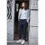 Street One Studio Dames Mid Waist Slim Legs chino’s in een casual fit in Blauw