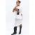 Chocolade Oversize Witte T-Shirt