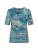 Goldner Shirt  blauw / wijnrood / zwart