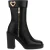 Moschino Calfskin Ankle Boots Black