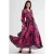 Bloemenstrik Detail Midi Jurk
