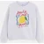 TRENDYOLKIDS Jongens Wit Met grafische print Lang, Oversized Sweatshirts