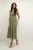 Jersey jurk A-shape Oil Green