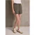 Street One Studio Dames Korte broek van mousseline in Bruin