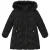 Firetrap Gewatteerd jassen voor meisjes (Zwart)