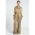 Spooq the label wide leg high waist casual broek olijfgroen