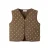 LIL’ ATELIER MINI gebloemd gilet – kaki/beige