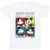 Disney Jongens Mickey Mouse Vierkant Gekleurd T-shirt (Wit)