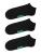 Happy Socks Solid Low Socks (3-pack) – unisex enkelsokken – zwart – Unisex –