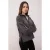 TRENDYOLMİLLA Dames Grijs Effen Lang Regular fit Sweatshirts