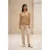 Relaxte top met korte mouwen en textuur