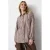 SisterS Point gestreepte blouse met borduursels – bruin
