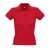 SOLS Vrouwen/dames Mensen Pique Korte Mouw Katoenen Poloshirt (Rood)