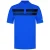 Island Green Asymetric Print Heren Blauw Golf Poloshirt