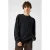 QS relaxed fit gebreide trui met kabels en wol – marine