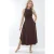 Mouwloze Midi-jurk met Ronde Hals