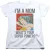 Wonder Woman Getailleerd T-shirt voor dames met ‘I’m A Mom’-stripafbeelding (Wit)