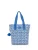 KIPLING Shopper ‘Hanifa’  blauw / hemelsblauw / wit