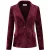 Helena Hart 7425uni blazer velour midi uni wine