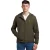 Lyle & Scott Heren capuchonjas met volledige rits (Olijf)