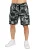 Enzo | Heren camo cargo shorts