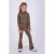 Vingino longsleeve met panterprint – bruin/zwart