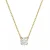 Swarovski Kettingen – Constella Necklace Round cut Gold-tone plated in white