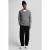 Lyle & Scott Saddle Sleeve V Neck Jumper Grey Heather