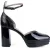 AllSaints Tiffany Platform Hee Black Shine