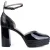 AllSaints Tiffany Platform Hee Black Shine