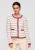 Ombre Trui  beige / donkerrood
