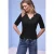 Street One Dames Basic shirt in Zwart