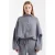 TOPSHOP cropped gebreide trui – grijs