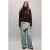 MANGO TEEN wide leg jeans – changeant blauw