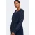 ONLY CARMAKOMA Carmetta L/S Mini Dress Wvn Plus Size jurk – donkerblauw