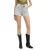 AllSaints Heidi Denim Short Snow Grey