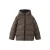 Mango Kids gewatteerde winterjas – donkerbruin