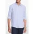 Michael Kors Classic Long Sleeve Linen Shirt In Chambray Blue