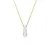 Swarovski  – Dames Ketting – Transparant & goudkleurig