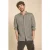 White Stuff Pembroke  Linen Shirt Khaki Green